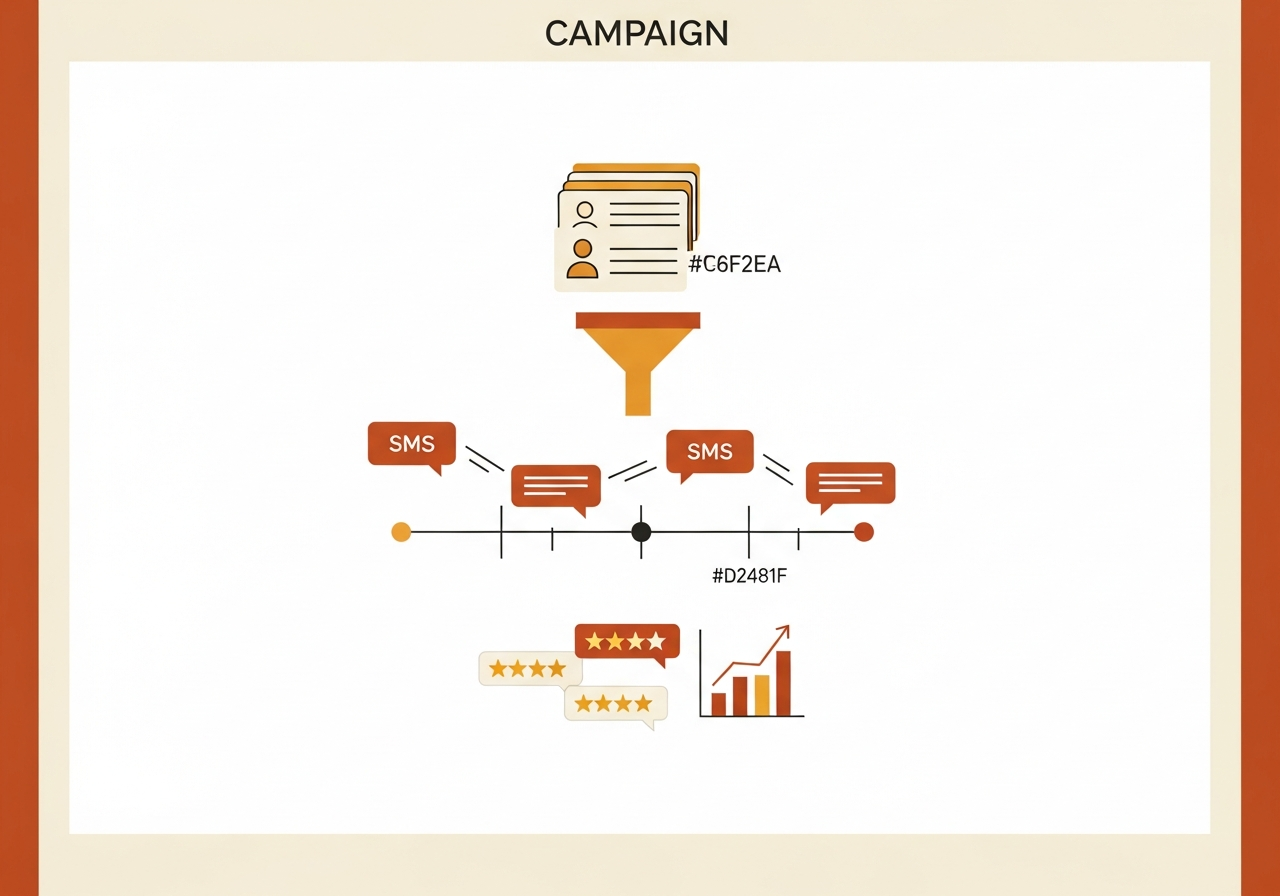 Reactivation campaign funnel illustration